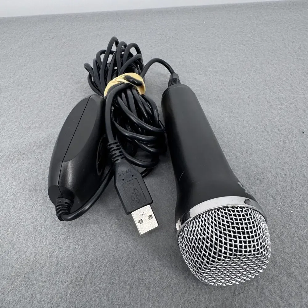 Logitech Rock Band USB Microphone Black Wired Console Gaming A-0234A‎ Accessory